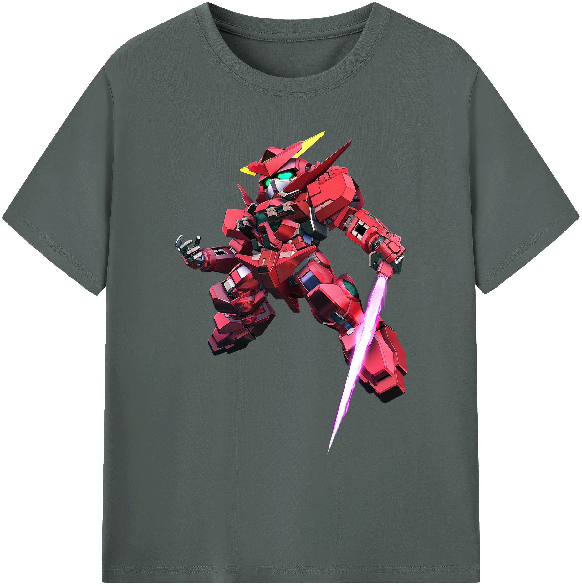（画像用） 機動戦士ガンダム Mobile Suit Gundam 綿100％ メンズ半袖Tシャツ｜肌触りやわらか＆通気性